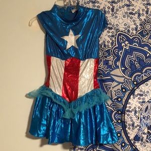 SOLD Women’s medium Captain America Costume
